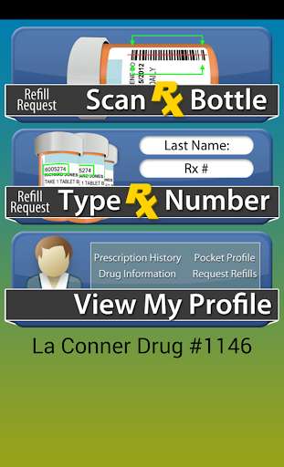 Run android online APK La Conner Drug from MyAndroid or emulate La Conner Drug using MyAndroid