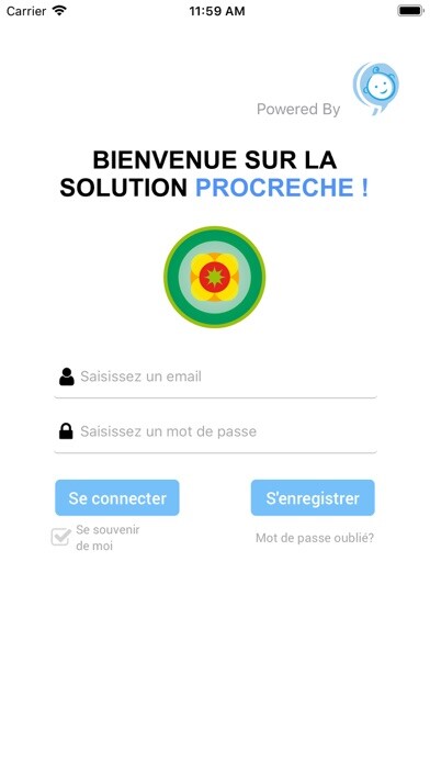 Emulate iPhone app La Crèche Verte using MyAndroid Emulate iPhone app La Crèche Verte using MyAndroid