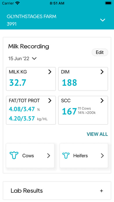 Emulate iPhone app Lactanet Mobile using MyAndroid