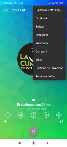 Run android online APK La Cumbre Fm Monte Vera from MyAndroid or emulate La Cumbre Fm Monte Vera using MyAndroid