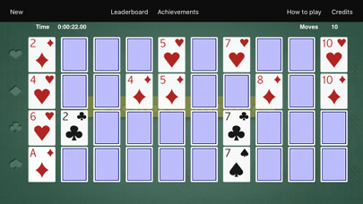 Emulate iPhone app Lacune Solitaire using MyAndroid