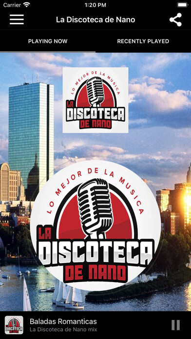 Emulate iPhone app La Discoteca de Nano using MyAndroid