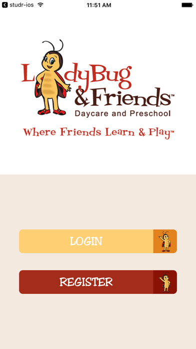 Emulate iPhone app Ladybug Daycare for Parents using MyAndroid