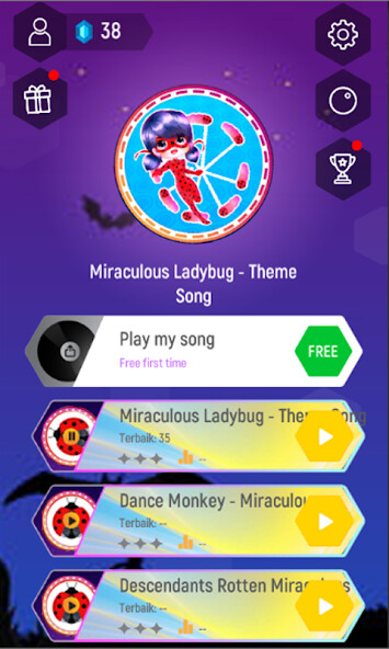 Run android online APK Ladybug Magic Tiles Hop Edm Rush from MyAndroid or emulate Ladybug Magic Tiles Hop Edm Rush using MyAndroid