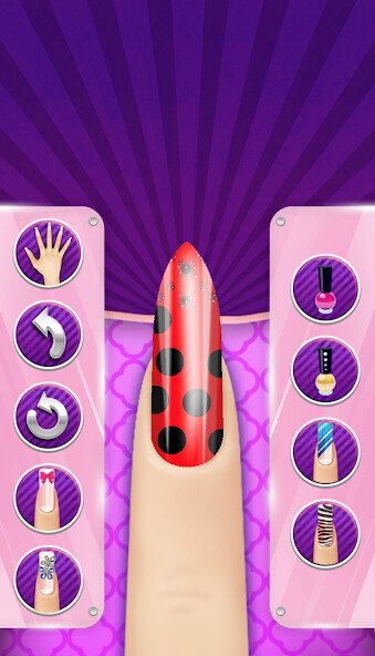 Run android online APK Ladybug Nail Spa Acrylic 2 from MyAndroid or emulate Ladybug Nail Spa Acrylic 2 using MyAndroid