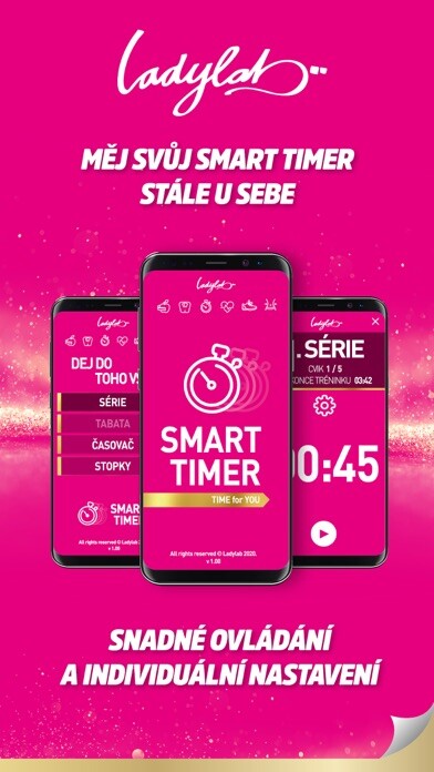 Emulate iPhone app Ladylab TIMER using MyAndroid