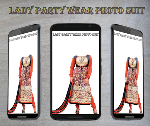 Run android online APK Lady Party Wear Photo Suit from MyAndroid or emulate Lady Party Wear Photo Suit using MyAndroid