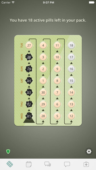 Emulate iPhone app Lady Pill Reminder using MyAndroid Emulate iPhone app Lady Pill Reminder using MyAndroid