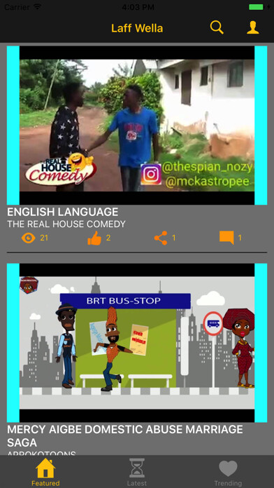 Emulate iPhone app LaffWella using MyAndroid