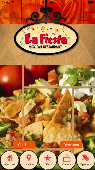 Emulate Android APK La Fiesta Restaurante Mexicano