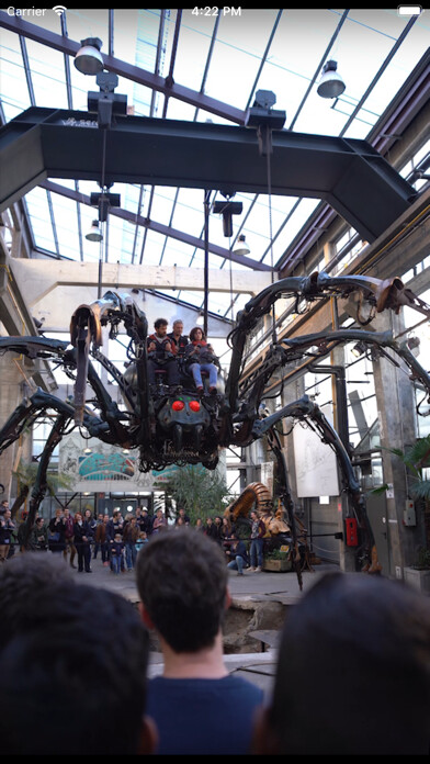 Emulate iPhone app La Galerie Des Machines using MyAndroid