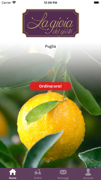 Emulate iPhone app La gioia del gusto using MyAndroid Emulate iPhone app La gioia del gusto using MyAndroid