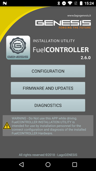 Run android online APK LagoGENESIS FuelCONTROLLER installer app from MyAndroid or emulate LagoGENESIS FuelCONTROLLER installer app using MyAndroid