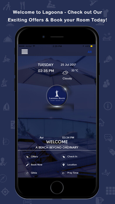 Emulate iPhone app Lagoona Beach Resort using MyAndroid Emulate iPhone app Lagoona Beach Resort using MyAndroid