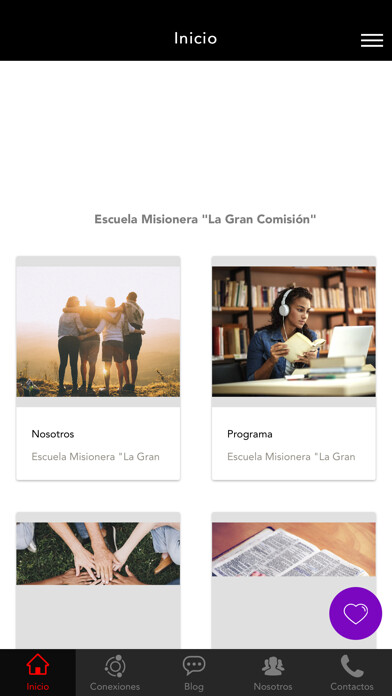 Emulate iPhone app La Gran Comisión using MyAndroid