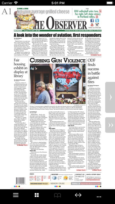 Emulate iPhone app La Grande Observer using MyAndroid Emulate iPhone app La Grande Observer using MyAndroid