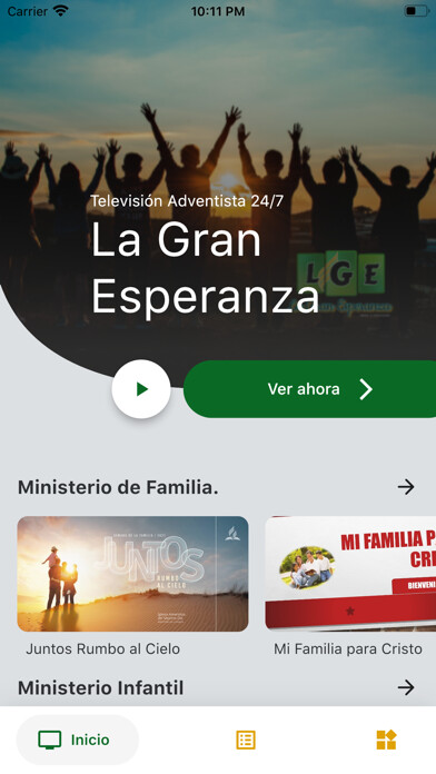 Emulate iPhone app La Gran Esperanza - TV 24 / 7 using MyAndroid Emulate iPhone app La Gran Esperanza - TV 24 / 7 using MyAndroid