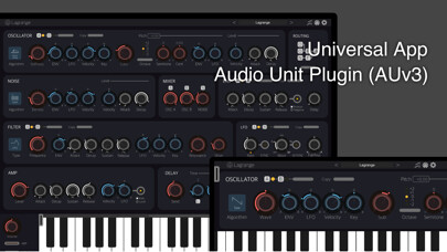 Emulate iPhone app Lagrange - AUv3 Plugin Synth using MyAndroid