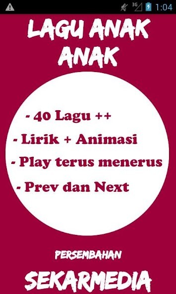 Run android online APK Lagu Anak Anak Indonesia Offline Lengkap from MyAndroid or emulate Lagu Anak Anak Indonesia Offline Lengkap using MyAndroid Run android online APK Lagu Anak Anak Indonesia Offline Lengkap from MyAndroid or emulate Lagu Anak Anak Indonesia Offline Lengkap using MyAndroid
