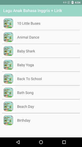 Run android online APK Lagu Anak Bahasa Inggris Lirik from MyAndroid or emulate Lagu Anak Bahasa Inggris Lirik using MyAndroid Run android online APK Lagu Anak Bahasa Inggris Lirik from MyAndroid or emulate Lagu Anak Bahasa Inggris Lirik using MyAndroid