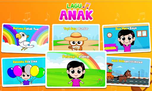 Emulate Android APK LAGU ANAK PAUD DAN TK