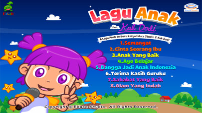 Emulate iPhone app Lagu Anak Terbaru - Gratis! using MyAndroid Emulate iPhone app Lagu Anak Terbaru - Gratis! using MyAndroid