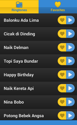 Emulate Android APK Lagu Anak Terpopuler