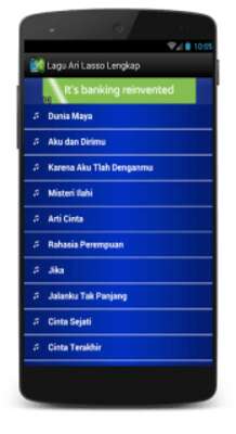Emulate Android APK Lagu Ari Lasso Lengkap