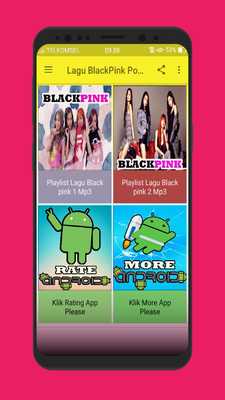 Emulate Android APK Lagu BlackPink Populer Top Mp3