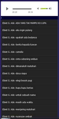 Emulate Android APK Lagu Ebiet G 4de MP3 Non Stop Emulate Android APK Lagu Ebiet G 4de MP3 Non Stop