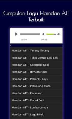 Emulate Android APK Lagu HAMDAN ATT Terlengkap - Mp3