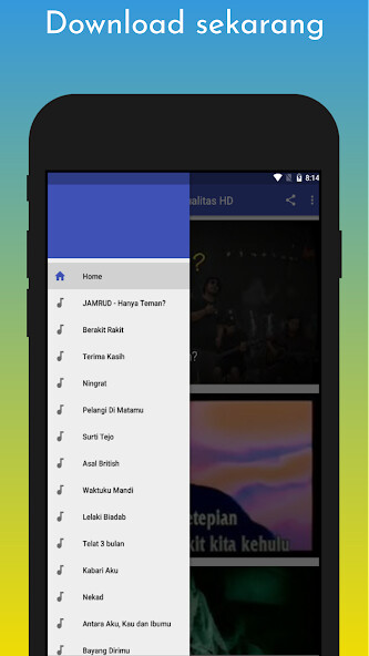 Run android online APK Lagu Jamrud Offline Kualitas HD from MyAndroid or emulate Lagu Jamrud Offline Kualitas HD using MyAndroid