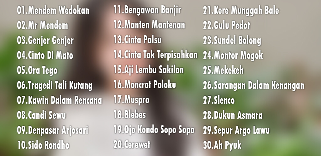 Run android online APK Lagu Jawa Cak Diqin Campursari from MyAndroid or emulate Lagu Jawa Cak Diqin Campursari using MyAndroid