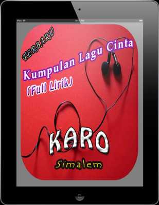 Emulate Android APK Lagu Karo Cinta  Erdemu Bayu