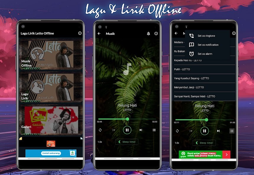 Run android online APK Lagu Letto Lirik Offline from MyAndroid or emulate Lagu Letto Lirik Offline using MyAndroid