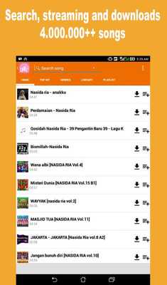 Emulate Android APK Lagu Nasida Ria Lengkap