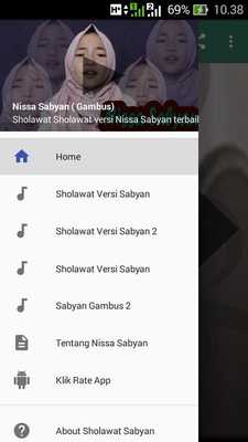Emulate Android APK Lagu Nissa Sabyan Mp3 full album