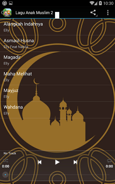 Run android online APK Lagu Religi Muslim  Doa from MyAndroid or emulate Lagu Religi Muslim  Doa using MyAndroid