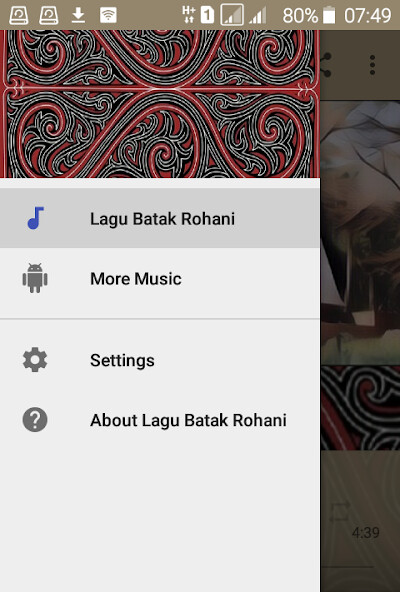 Run android online APK Lagu Rohani Bahasa Batak from MyAndroid or emulate Lagu Rohani Bahasa Batak using MyAndroid