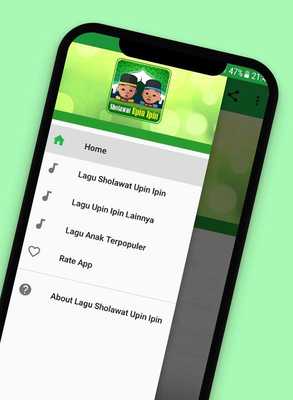Emulate Android APK Lagu Sholawat Upin Ipin