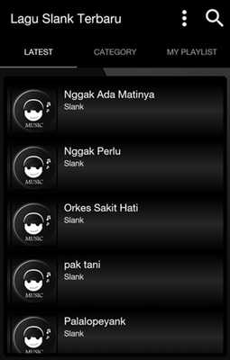 Emulate Android APK Lagu Slank Terbaru