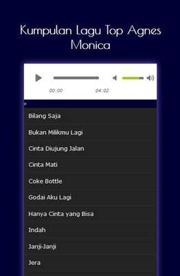 Emulate Android APK Lagu Terhits Agnes Monica
