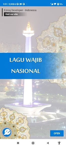 Run android online APK Lagu Wajib Nasional Plus lirik from MyAndroid or emulate Lagu Wajib Nasional Plus lirik using MyAndroid