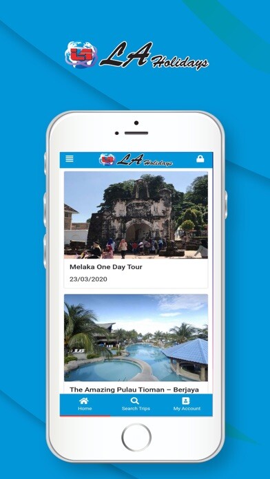 Emulate iPhone app LA Holidays using MyAndroid Emulate iPhone app LA Holidays using MyAndroid