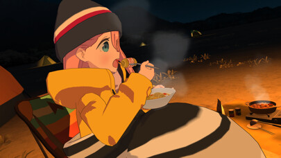 Emulate iPhone app Laid-Back Camp Virtual Fumoto using MyAndroid