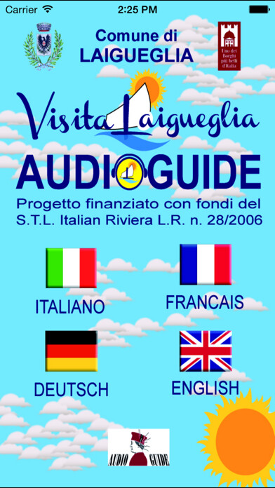 Emulate iPhone app Laigueglia AudioGuide using MyAndroid