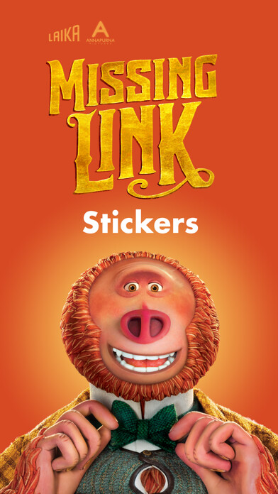 Emulate iPhone app LAIKA Stickers: Missing Link using MyAndroid