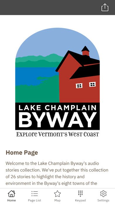 Emulate iPhone app Lake Champlain Byway Audio using MyAndroid