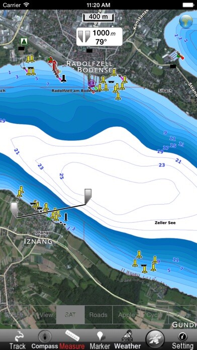 Emulate iPhone app Lake : Constance GPS Map Navigator using MyAndroid Emulate iPhone app Lake : Constance GPS Map Navigator using MyAndroid