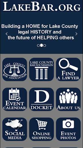 Run android online APK Lake County Bar from MyAndroid or emulate Lake County Bar using MyAndroid